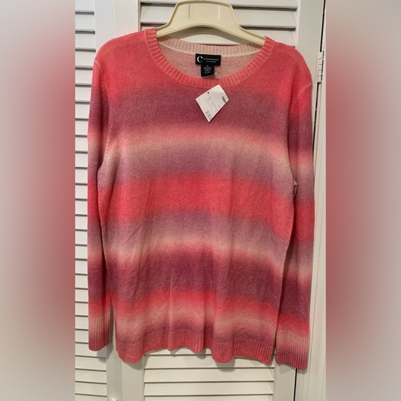 Bloomingdale's Sweaters - Cashmere Pink and Purple Bloomingdale’s Gradient Sweater